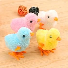 4pcs Easter Moving Chick Chickens - Interactive Wind-Up Walking Plastic Chicks Realistic Chicks for Kittens  Cats Cat Suitable for Breeds  Sizes