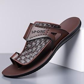 Men's Brown Sports Sandals – Adjustable Velcro Straps for Comfortable Fit, Perfect for Casual Wear, Beach Trips, and Outdoor Activities