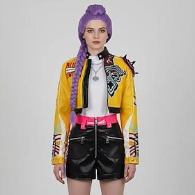 Kpop Inspired Korean Idol Inspired Idol Pop Star Costume Fancy Dress Virtual Idol for Women's Adults Halloween Carnival Performance Comic Con Anime Expo