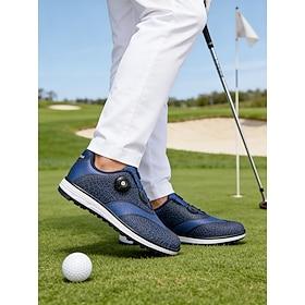 Men's Purple Golf Shoes – Stylish and Comfortable with BoA Fit System, Ideal for Golfing, Outdoor Activities and Casual Wear
