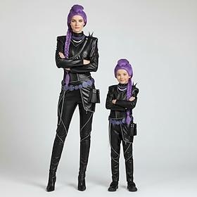 Kpop Inspired Korean Idol Inspired Pop Star Costume Fancy Dress Virtual Idol for Girls' Kid's Adults' Halloween Carnival Performance Comic Con Anime Expo