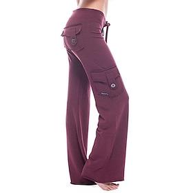 Women's Cargo Pants Trousers Summer Pants Vacation Fashion Casual Daily Full Length Mid Waist Solid Color Plain Drawstring Pocket Straight Leg Comfort Soft Bre