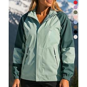 Women's Softshell Jacket Hiking Jacket Hardshell Jacket Outdoor Waterproof Windproof Hiking Outfits Hiking Clothes Spring Autumn / Fall Jacket Hunting Fishing