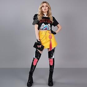 Korean Idol Inspired Idol Pop Star Costume Fancy Dress Virtual Idol for Women's Adults Halloween Carnival Performance Comic Con Anime Expo