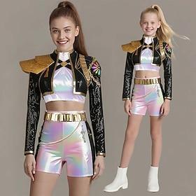 Korean Idol Inspired Idol Pop Star Costume Fancy Dress Virtual Idol for Women's Girls' Adults Kid's Halloween Carnival Performance Comic Con Anime Expo