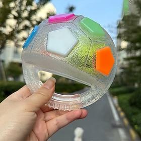 1pc Durable TPR Dog Toy Ball Interactive Squeaky Pet Football for Teeth Grinding  Training, Medium Breed Recommended, No Battery Needed