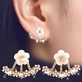 1 Pair Earrings For Women's Daily Street Festival Alloy Geometrical Petal