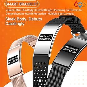 B8 Smart Watch 1 inch Fitness Trackers Pedometer Call Reminder Activity Tracker Compatible with Android iOS Unisex Long Standby IP69 20mm Watch Case