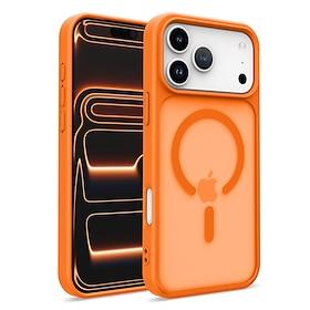 telefon Etui Til iPhone 17 Air 16 15 14 Pro Max 13 Pro Max Magnetisk adsorptionsetui Stødsikker TPU