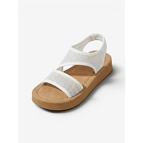 Women's Breathable Mesh Platform Sandals – Lightweight Casual Summer Sandals, Comfortable Open-Toe Outdoor Style for Women, Perfect for Walking, Travel, Beach,