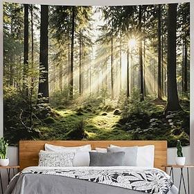 Mardi Gras Tapestry Banners Blanket Forest 3D Bedroom Living Room Dorm Teens Room College Dorm Wall Porch Home Decor
