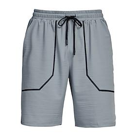 Herre Løbeshorts Atletiske shorts Træningsshorts Snørelukning Lomme Shorts Daglig udendørs Sport Sommer Forår Hurtigtørrende Letvægt Svedtransporende Gym Træni