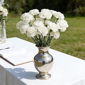 20pcs Spring Carnation Artificial Bouquet, High-Quality Indoor and Outdoor Decoration, Suitable for Weddings, Mother's Day, Valentine's Day, Home and Garden, O