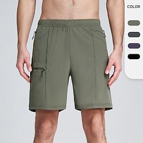 Men's Running Shorts Athletic Shorts Gym Shorts Drawstring Pocket Shorts Daily Outdoor Sport Summer Spring Quick Dry Lightweight Moisture Wicking Gym Workout O