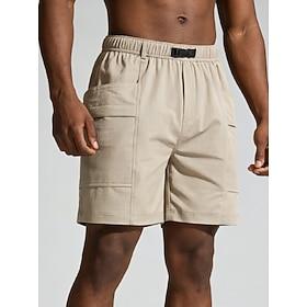 Herre Løbeshorts Atletiske shorts Træningsshorts Lomme Shorts Afslappet Daglig udendørs Sommer Forår Hurtigtørrende Letvægt Svedtransporende Gym Træning Udendø