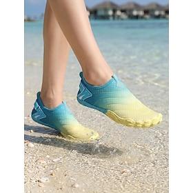 dame gule graduerede vandsko, hurtigttørrende, skridsikre barfods-vandsko, let åndbart fodtøj til vandreture, strandferie vandsport