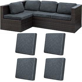 4Pcs Stretch Patio Cushion Covers,Outdoor Couch Covers Replacement,Outdoor Couch Sofa Slipcovers,for Patio Furniture Cushion Covers,Washable Reusable Furnitur