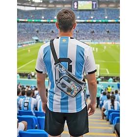 Kvinders klare pvc crossbody og mavetaske, flerfarvet transparent taske med justerbar rem og flere bærestile, stilfuld taske med stor kapacitet til strandferie