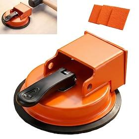 Værktøjssæt til reparation af fuger i trægulv, sugekop og hammer samt værktøjssæt til puder, sugekop til fuger i trægulv, stærk sugekop egnet til flisepuder, t