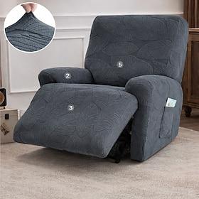 Single Sofa Cover Stretch Elastic Soft Fabric Armchair Protector for Living Room, Durable and Comfortable Furniture Slipcover, Easy to Clean and Maintain