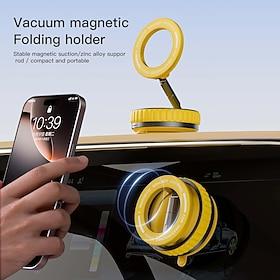 Telefonholder bilstativmontering magnetisk telefonholder bilstøvsuger, 360 sugekop mobiltelefonholderstativ, kompatibel med iPhone 17 6 Pro Max, Android, håndf