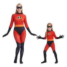 Hero Zentai Suits Outfits Bodysuits Party Cosplay Movie TV Theme Costumes for Unisex Kid's Adults' Masquerade Party Halloween Comic Con