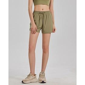 Women's Running Shorts Athletic Shorts Drawstring Pockets Shorts Casual Daily Outdoor Summer Spring Quick Dry Lightweight Moisture Wicking Gym Workout Tennis G
