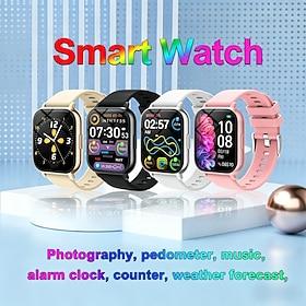 Smart Watch for Men Women, Fitness Tracker with DIY Custom Wallpaper, Heart Rate Sleep SpO2 Monitor, IP68 Waterproof, Pedometer, Music  Camera Control, Weather