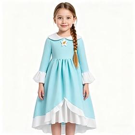 VVS-videospil Prinsesse Galakseprinsesse Stjerneprinsesse Stjerneprinsesse Kjoler Fancy kostume Retro / vintage 1980erne for Pige Børne Halloween Karneval Fest