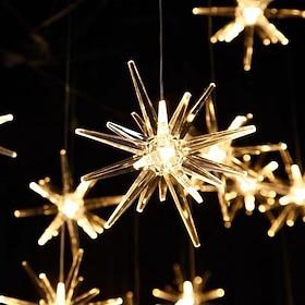 5PCS String Lights Sea Urchin, Hanging String Lights, Porch Decor, Indoor or Outdoor Lights for Patio and Porch Lighting, Light Curtain