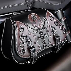 Vestlig Retro / vintage Punk  Gotisk Sadeltasker Motorcykeltaske Sidetasker Ryttere Dødningehoveder Vestlig genoplivning Udklædning Unisex Halloween Karneval S