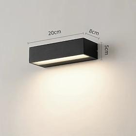 Moderne Væglamper Udendørs Aluminium Væglys IP65 110-240 V