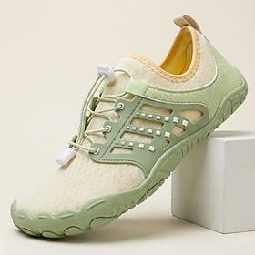 Men's Light Green Outdoor Sneakers Lace-Up Lightweight Breathable Comfort Walking Shoes Casual Sport Footwear for Travel, Outdoor Leisure, Daily Wear and Weeke