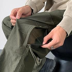 Herre Kampbukser Cargo-bukser Trekkingbukser Vandtætte bukser Sommer Forår Efterår Udendørs Regulær Vandtæt Hurtigtørrende Letvægt Åndbart Bukser Lynlåse Lomme