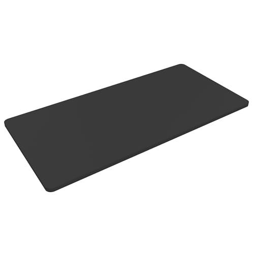 FLEXISPOT Whole Piece 40"x24" Desktop 1" Thickness Height Adjustable Desk Rectangular Tabletop Black Board (42INCH Black Top)