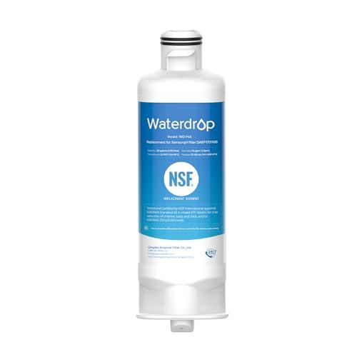 Waterdrop DA97-17376B Replacement for Samsung® HAF-QIN Refrigerator Water Filter, HAF-QIN/EXP, RF28R7201SR, RF28R7351SG, WD-F45