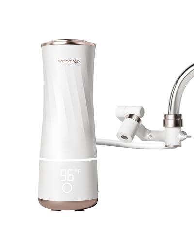 Waterdrop BFC1 Skincare Filter, Bathroom Sink Filter Water Faucet for Skin, Countertop Water Filter, SGS Certified, Reduce 99% Chlorine, Nanoscale Deep Clean, Hydrate Deeply