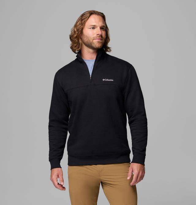 Columbia Men's Hart Mountain II Half Zip Sweatshirt - XXL - Black