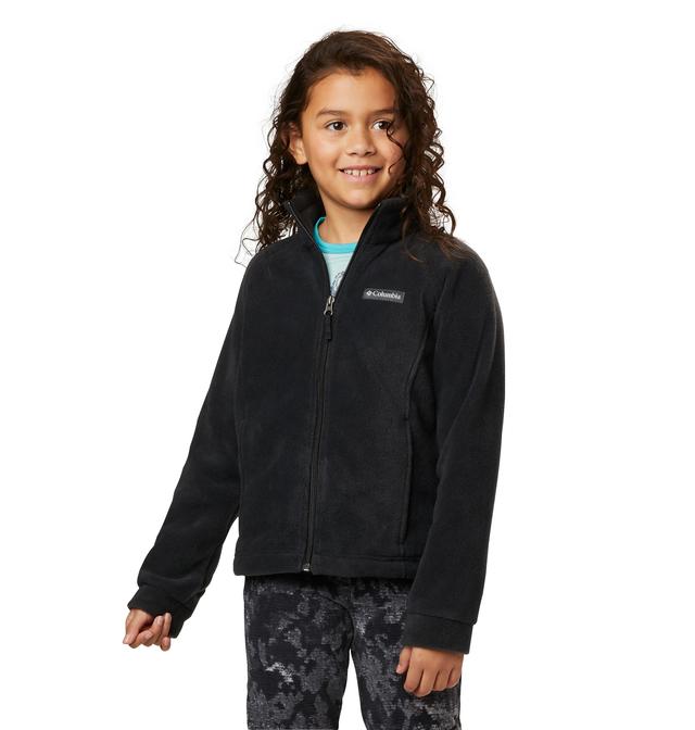 Columbia Girls' Benton Springs Fleece Jacket - XS - Black Black