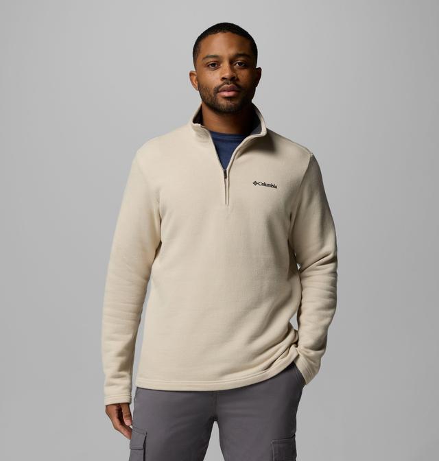 Columbia Men's Great Hart Mountain III Half Zip - L - Beige  Dark