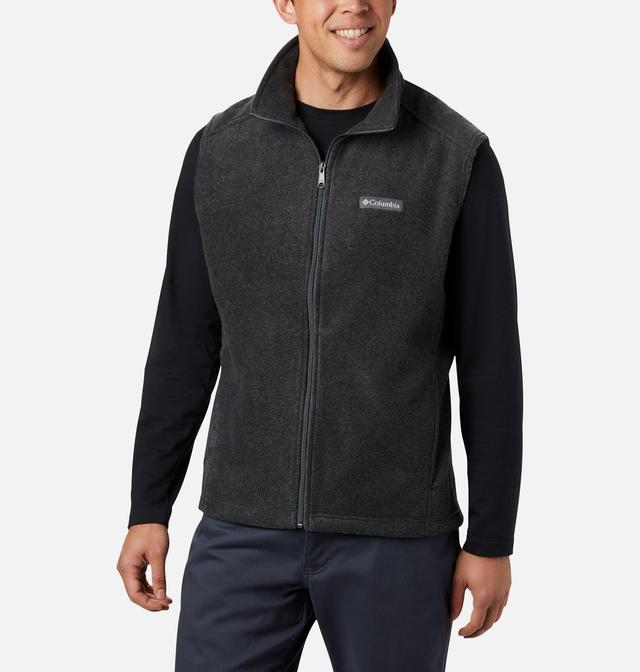 Columbia Men's Steens Mountain Vest - LT - Grey  Charcoal Heather