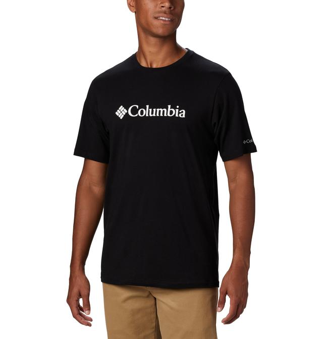 Columbia Men's CSC Basic Logo Short Sleeve - M - Black  Black