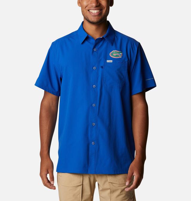 Columbia Men's Collegiate PFG Slack Tide  Camp Shirt - Florida-