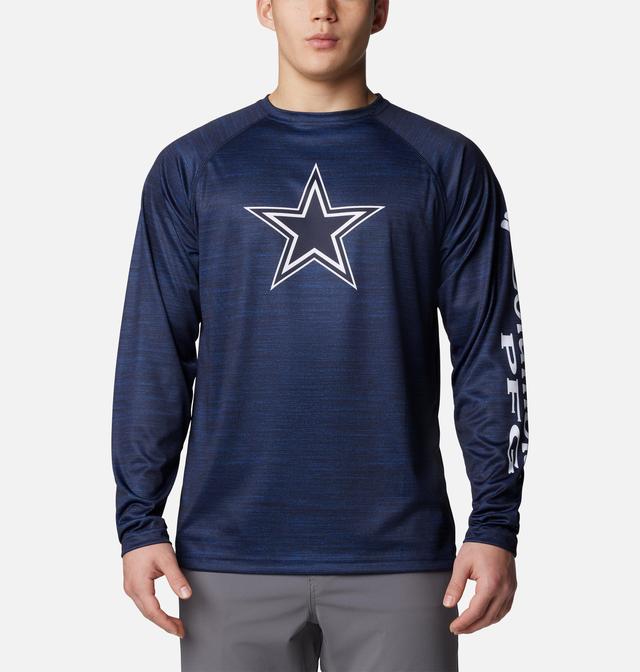 Columbia Men's PFG Terminal Tackle  Heather Long Sleeve Shirt - Dallas-