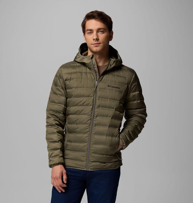Columbia Men's Lake 22 II Down Hooded Jacket - XL - Green  Stone