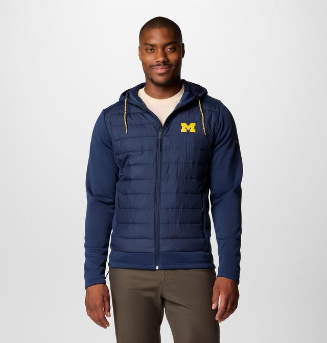 Columbia Men's Collegiate Out-Shield  Hybrid Hoodie - Michigan-