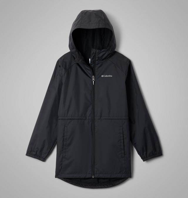 Columbia Girls' Switchback Lined Long Jacket - S - Black  Black