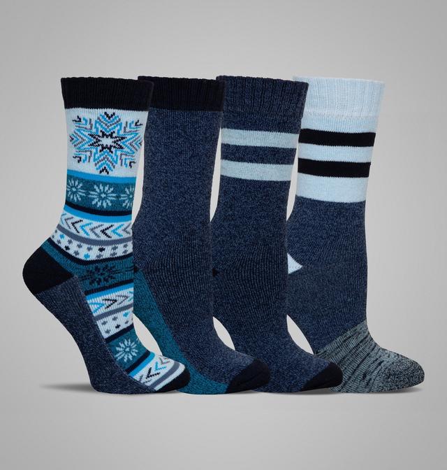 Columbia Women's Snowflake MC Sock 4PK Sock-