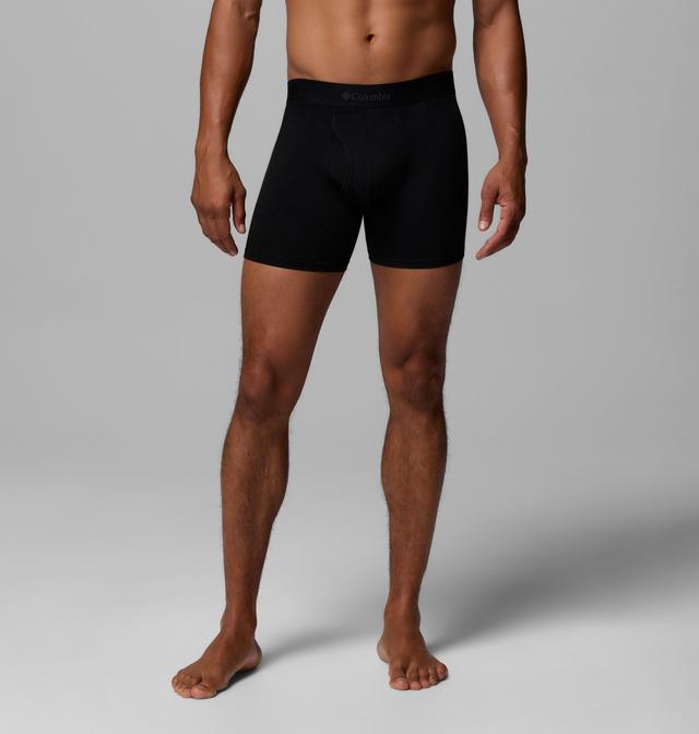 Columbia Men's Merino Wool Boxer Briefs - 2 Pack - S - Black
