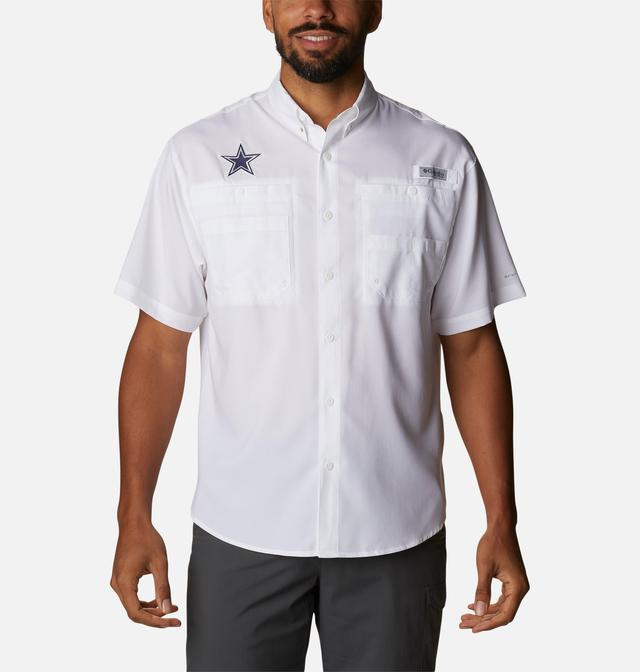 Columbia Men's PFG Tamiami  Short Sleeve Shirt - Tall - Dallas Cowboys-
